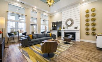 Beautiful clubhouse at Hawthorne at Main